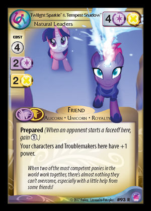 Twilight Sparkle & Tempest Shadow, Natural Leaders